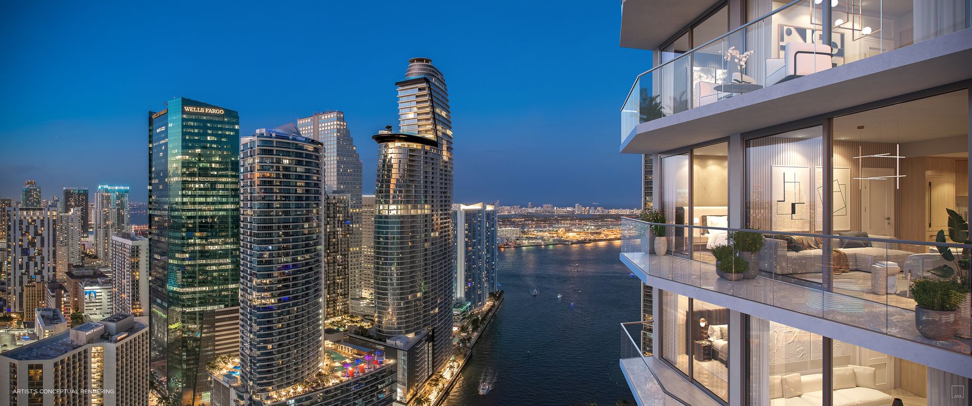 Viceroy Brickell exterior from the developer image library